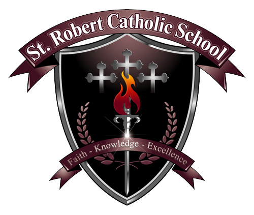 St Robert catholic school logo